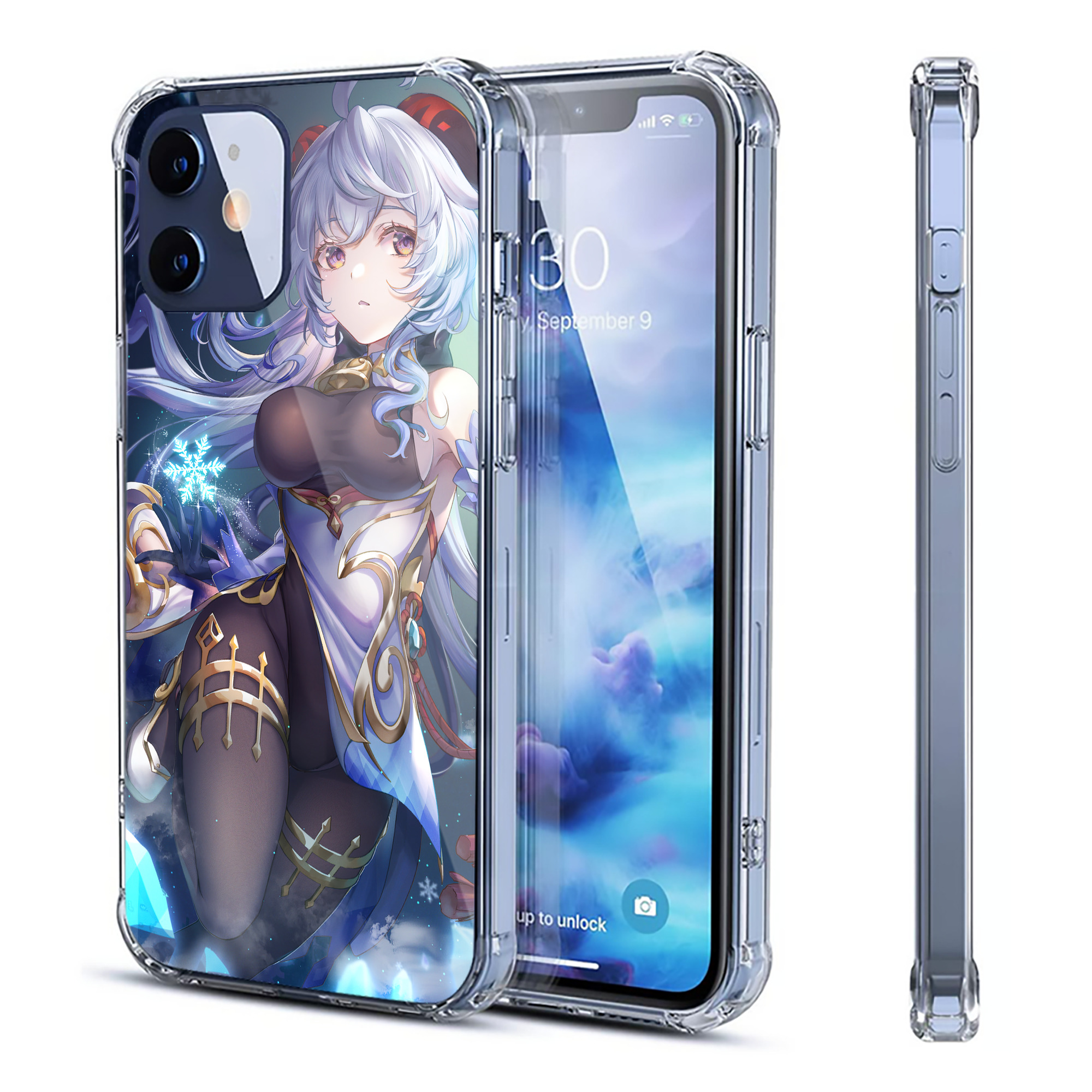 げんし神 genshin 【iPhone 12シリーズ対応】透明スマホケース（クリアソフトケース）